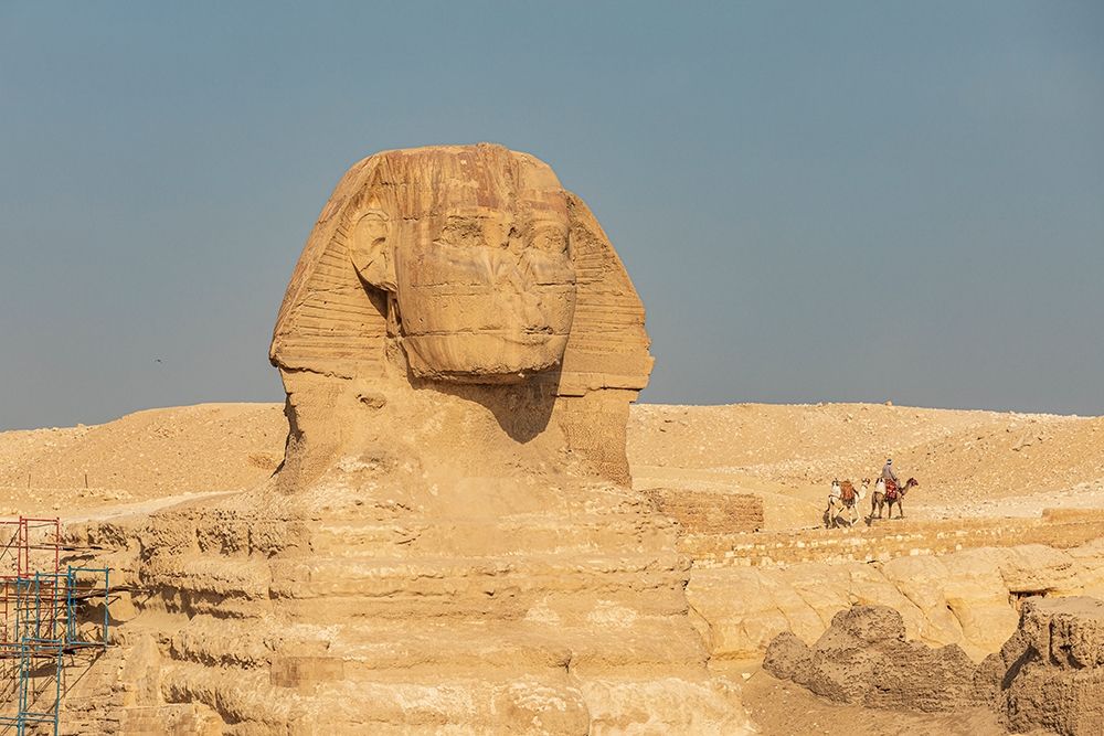 Africa-Egypt-Cairo Giza plateau Great Sphinx of Giza art print by Emily Wilson for $57.95 CAD
